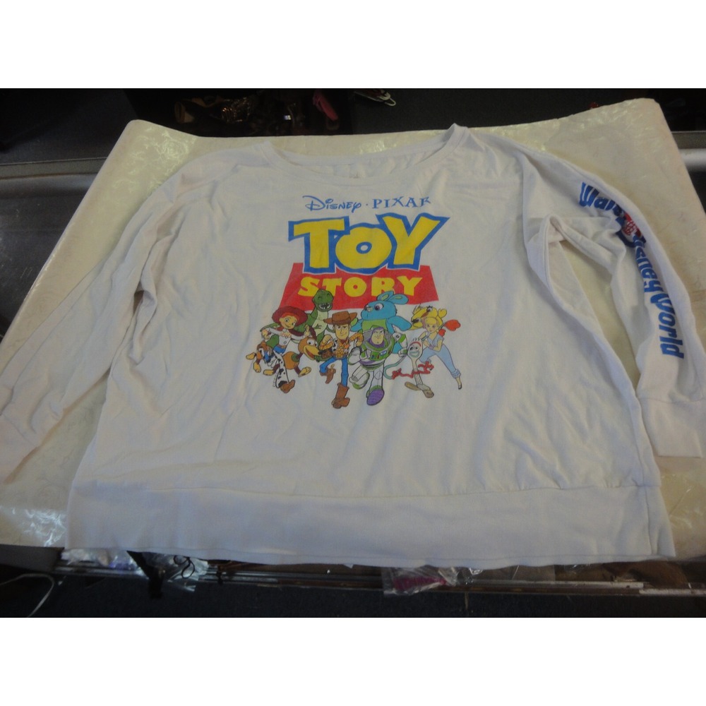 Disney Pixar TOY STORY womens L‎ long sleeve shirt top Walt Disney World